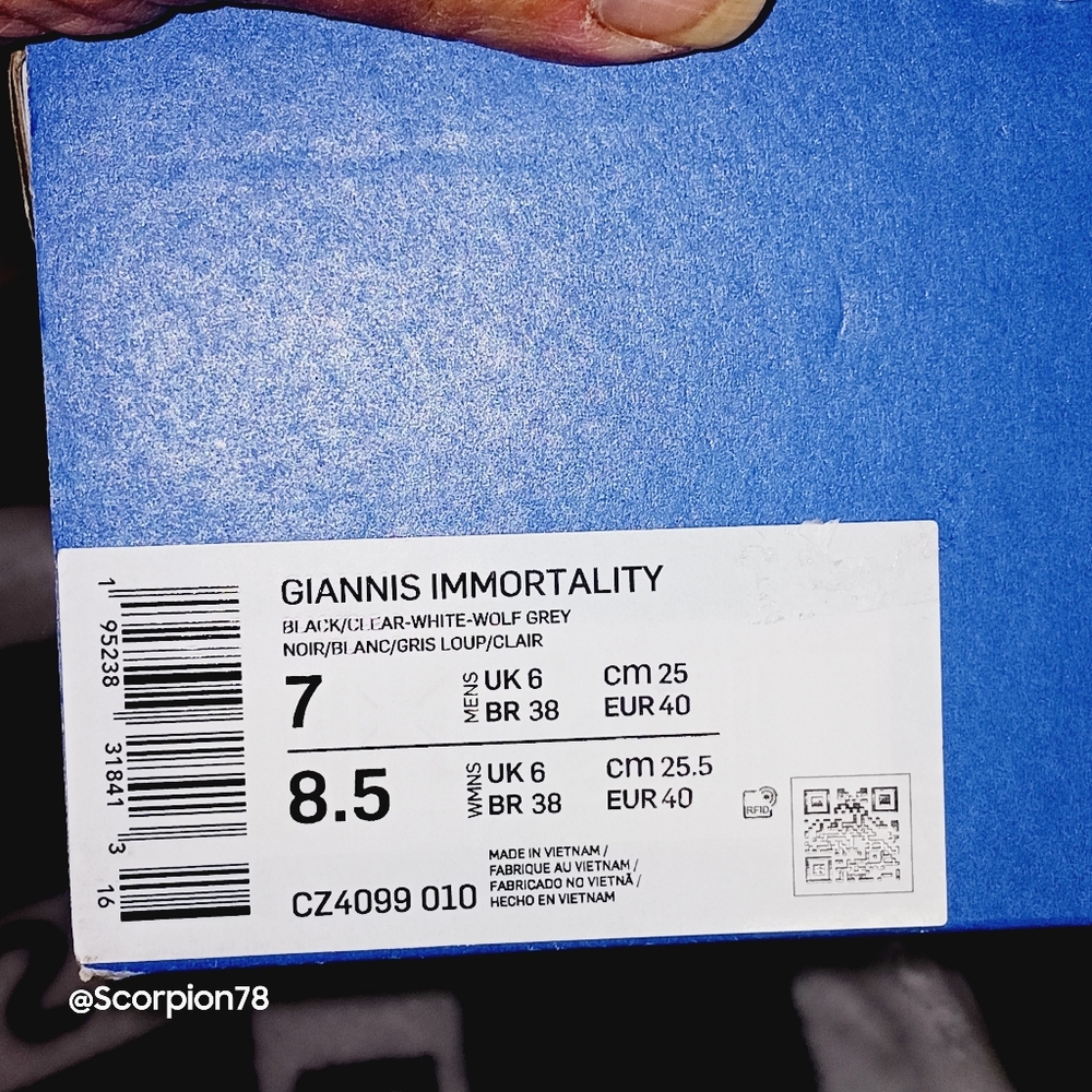 🔥 Last call Nike Giannis "Immortality" Basketball Shoes Size 7 Men/8.5 Women - Picture 3 of 12